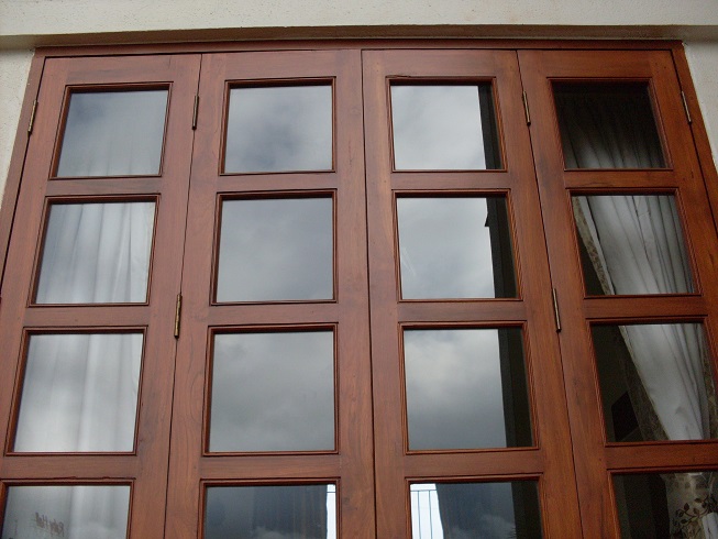 Teakwood French Door with 4 Leaves – West Coast Timber