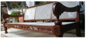 Colonial carved sofa set